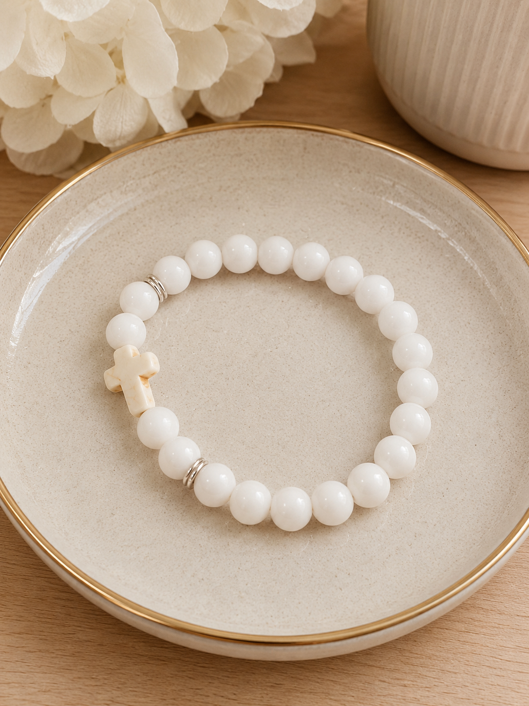 Cross Bead Bracelet ( B 34 )