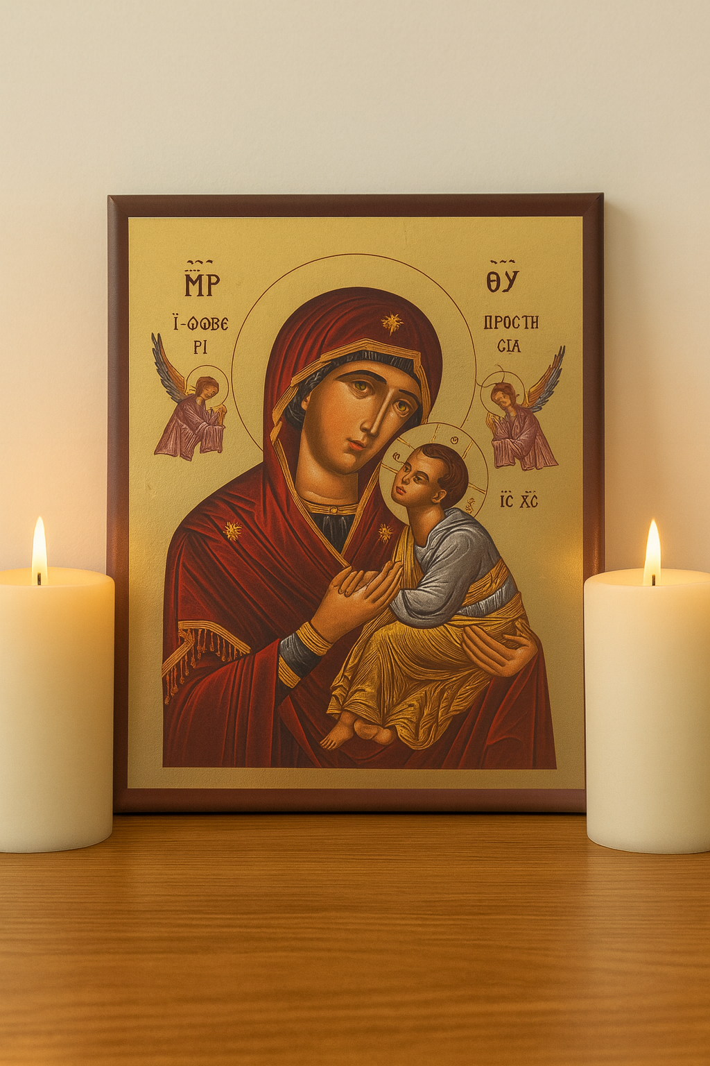 Παναγία του Πάθους | Our Lady of Perpetual Help Icon 20 x 15