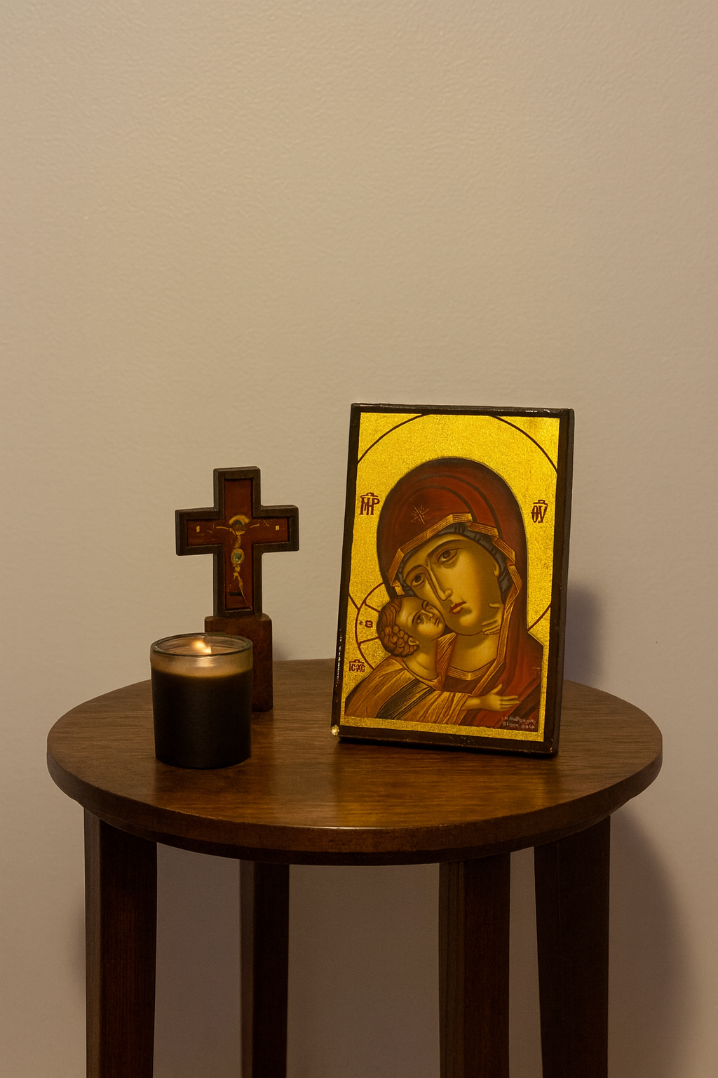 Virgin Mary & Christ Child Icon – Παναγία Γλυκοφιλούσα 9x6