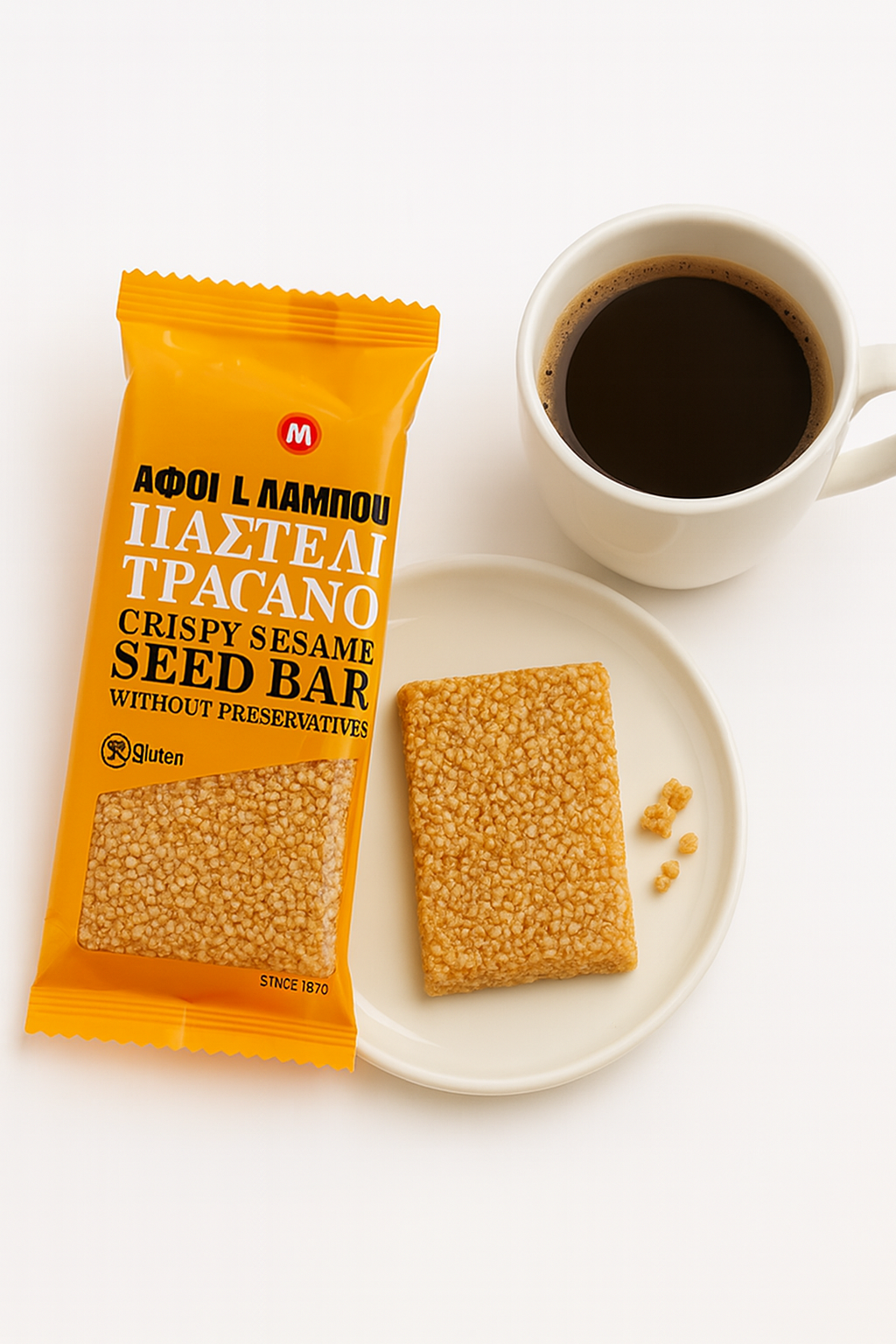 Lampos Crispy Sesame Bar 80g