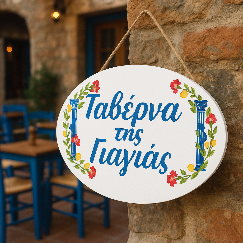 YiaYias Kitchen Plaque