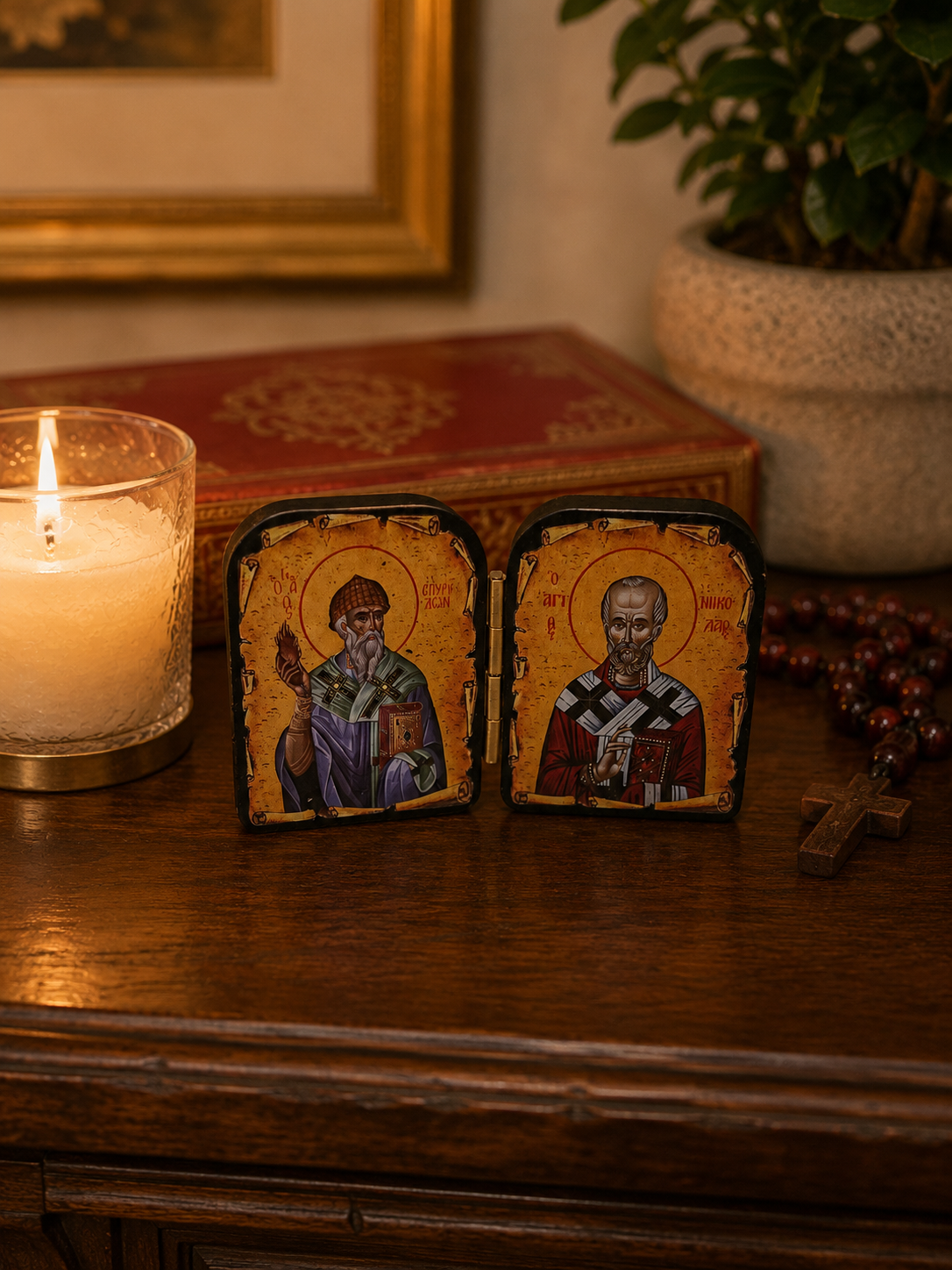 Greek Orthodox Folding Icons – Handmade in Greece