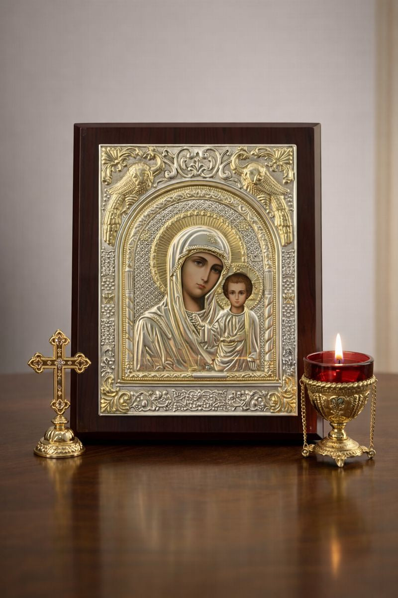 Orthodox Icon of the Virgin Mary & Christ Child