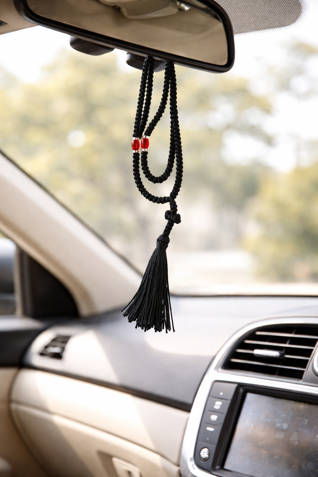 Hand-Braided Tassel Car Hanger