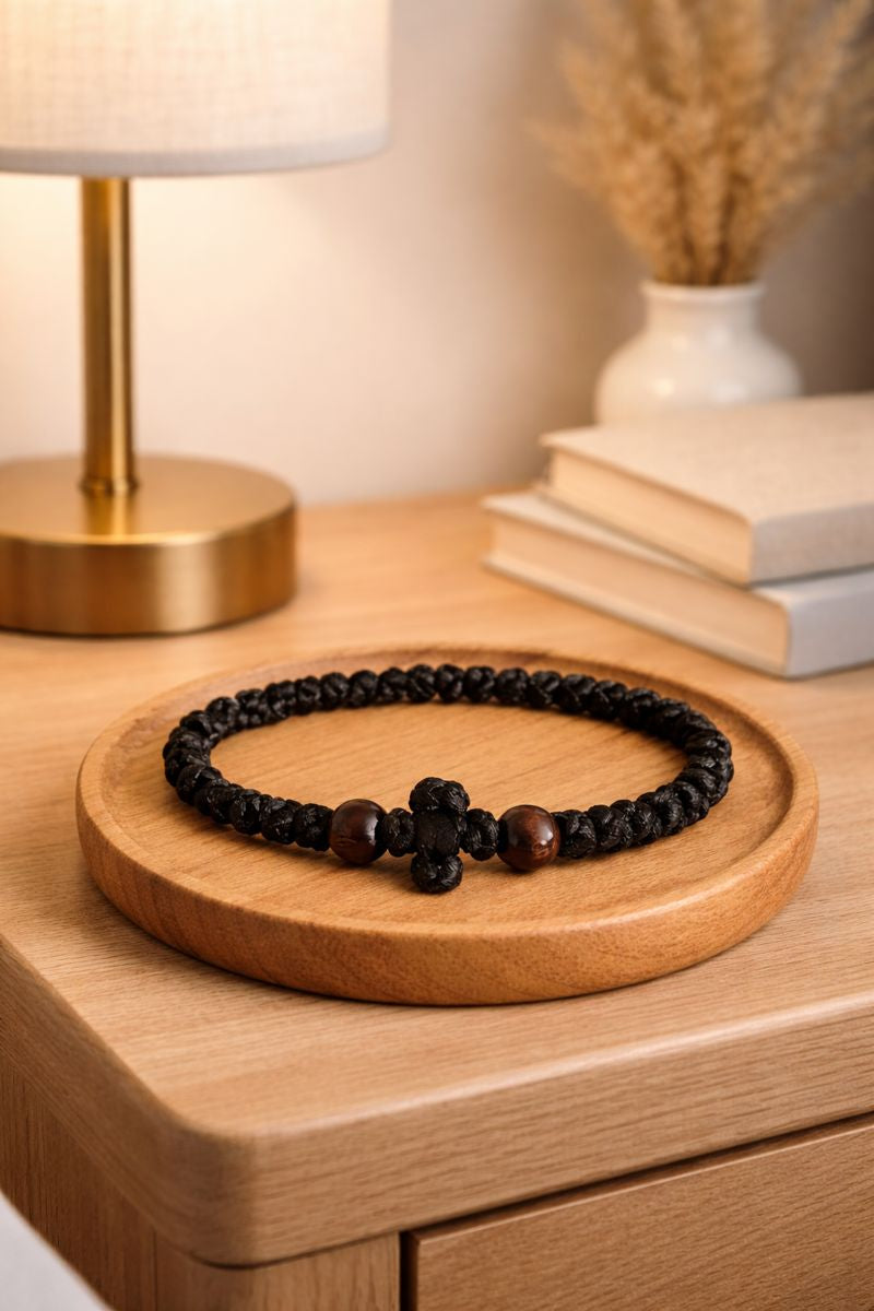 Kombiskini with brown beads