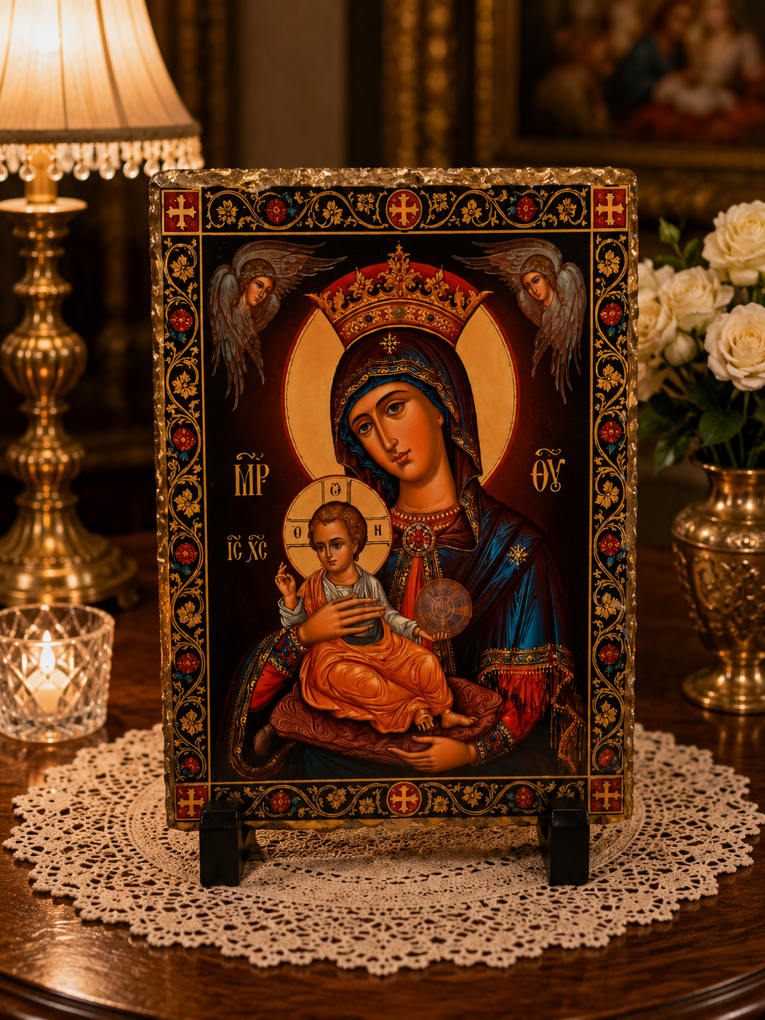 Virgin Mary & Christ Child Orthodox Icon