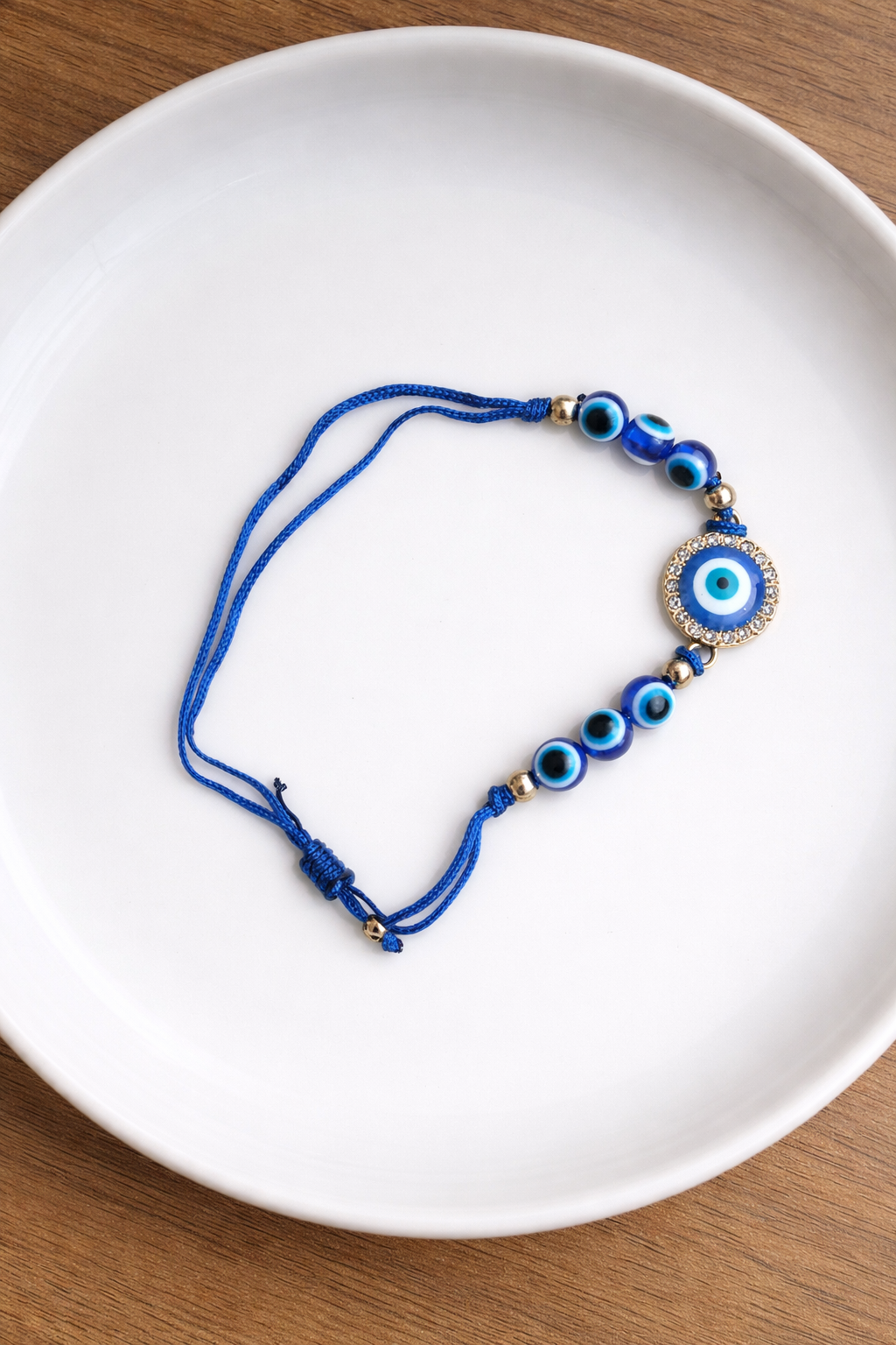 Blue Evil Eye Adjustable Bracelet (code 3,4-24,25,26,27,28)