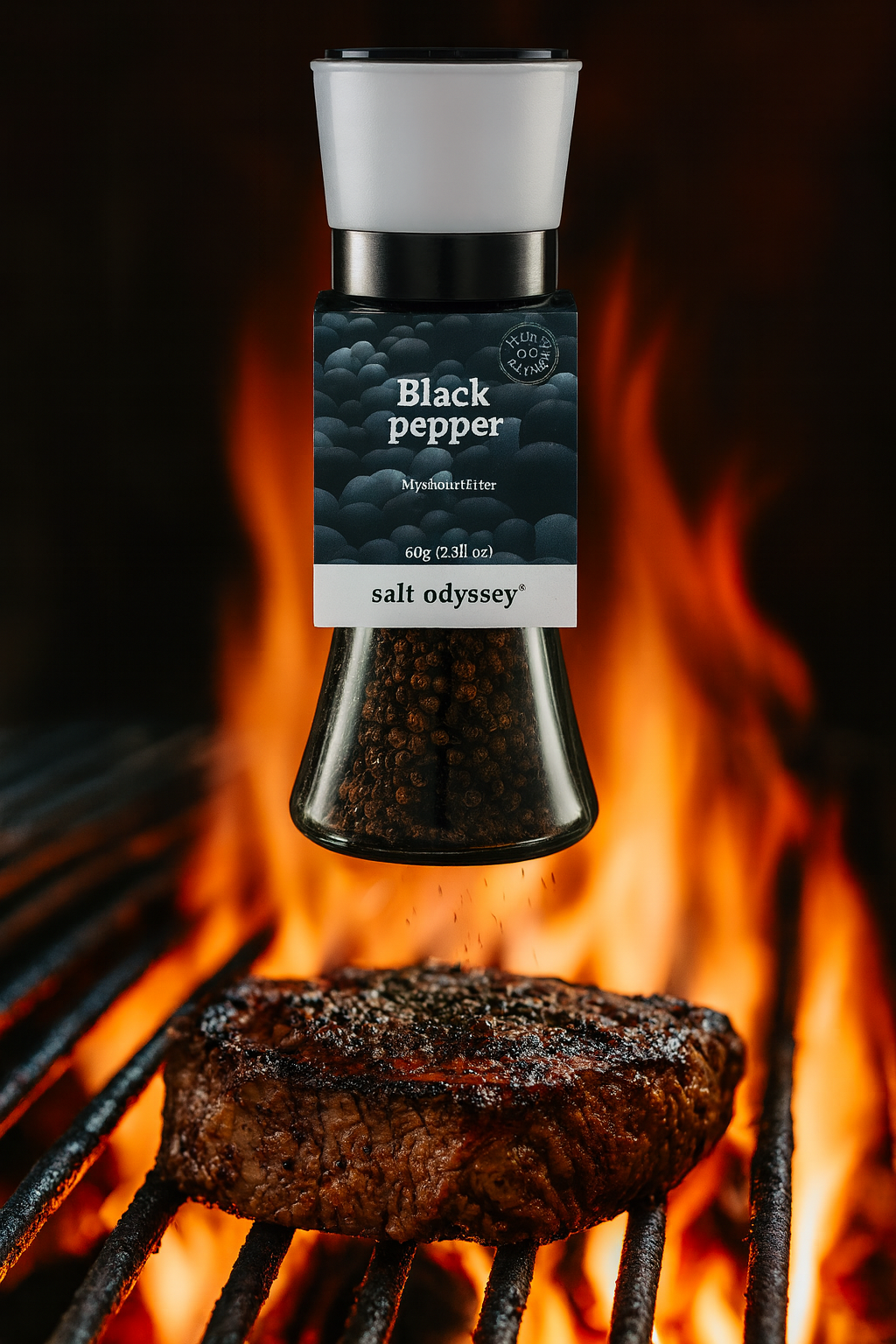 Salt Odyssey Black Pepper Mill 90g