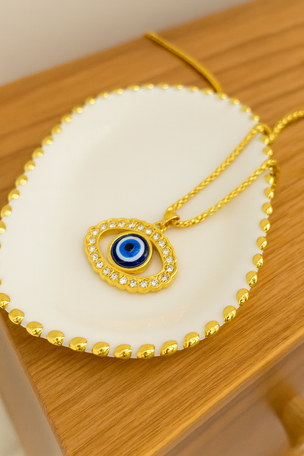 Lucky Eye Evil Eye Protection Pendant Necklace (Code 10-76)