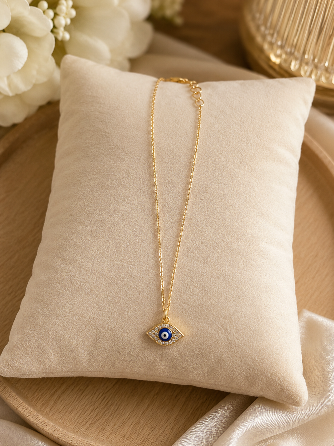 Evil Eye Necklace – Gold Plated Finish
