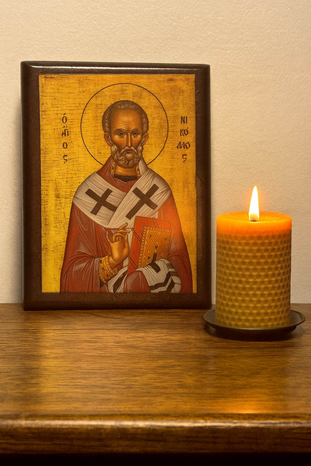 Άγιος Νικόλαος – Saint Nicholas Icon 14x10