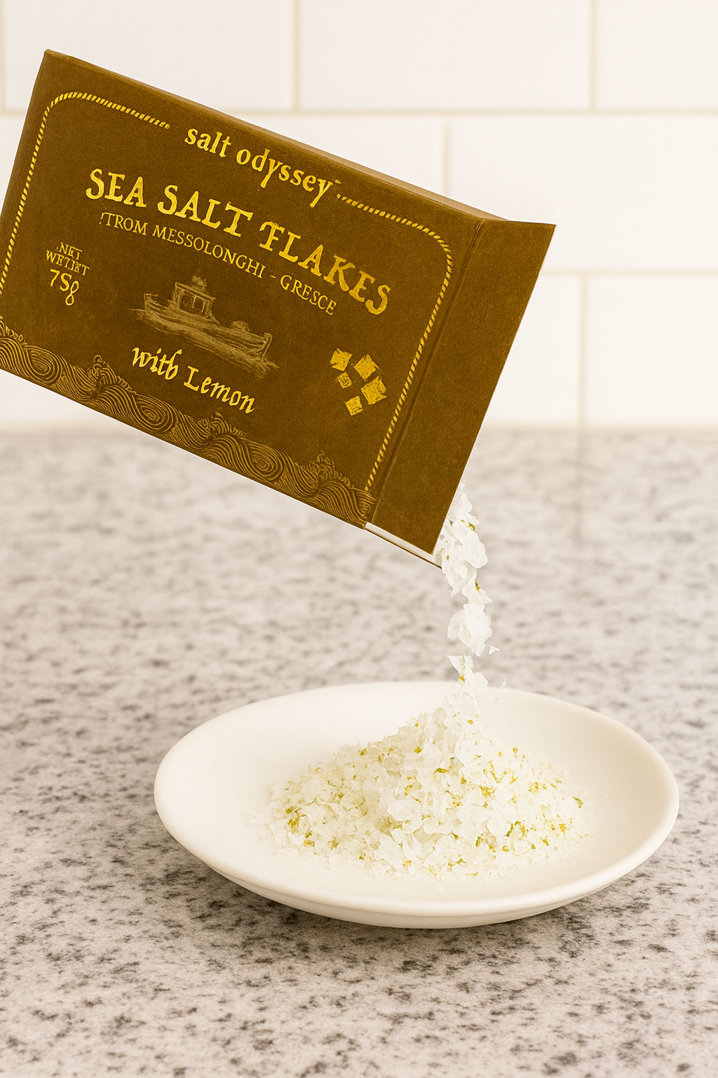 Salt Odyssey Sea Salt Flakes with Lemon 75g