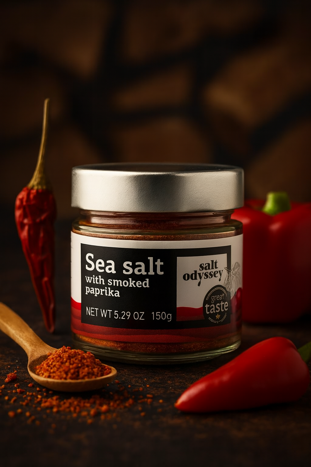 Salt Odyssey Smoked Paprika Sea Salt 150g