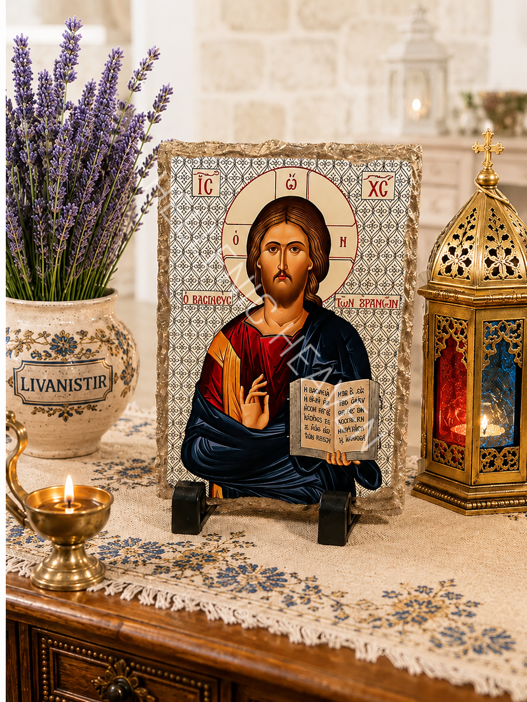 Christ Pantocrator Orthodox Icon CODE (O30)