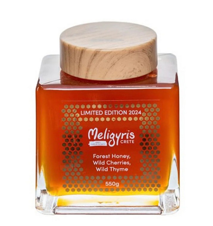 Meligyris Wild Thyme Honey & Wild Cherries 550g