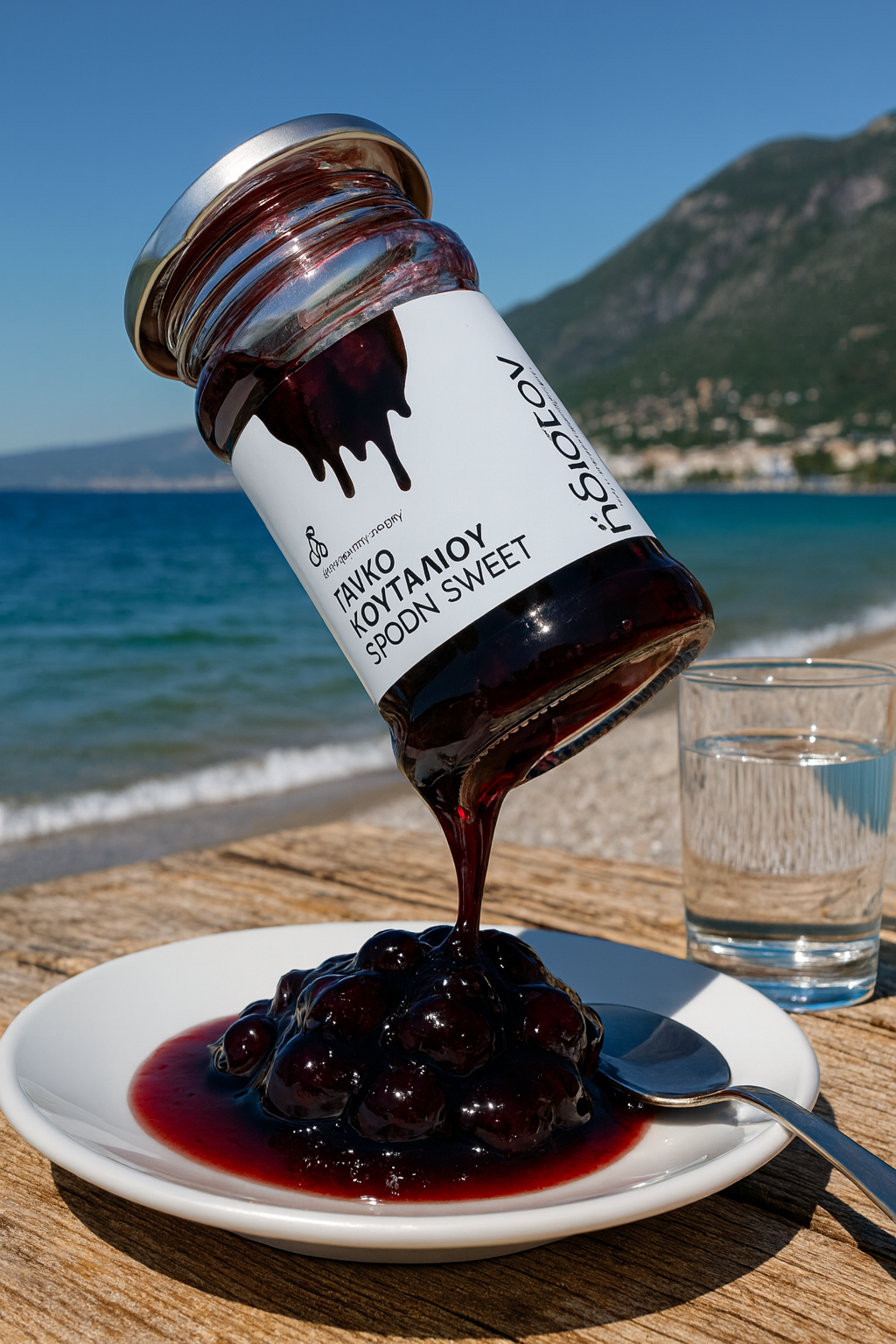 Idiston Sour Cherry (Vissino) Spoon Sweet 380g