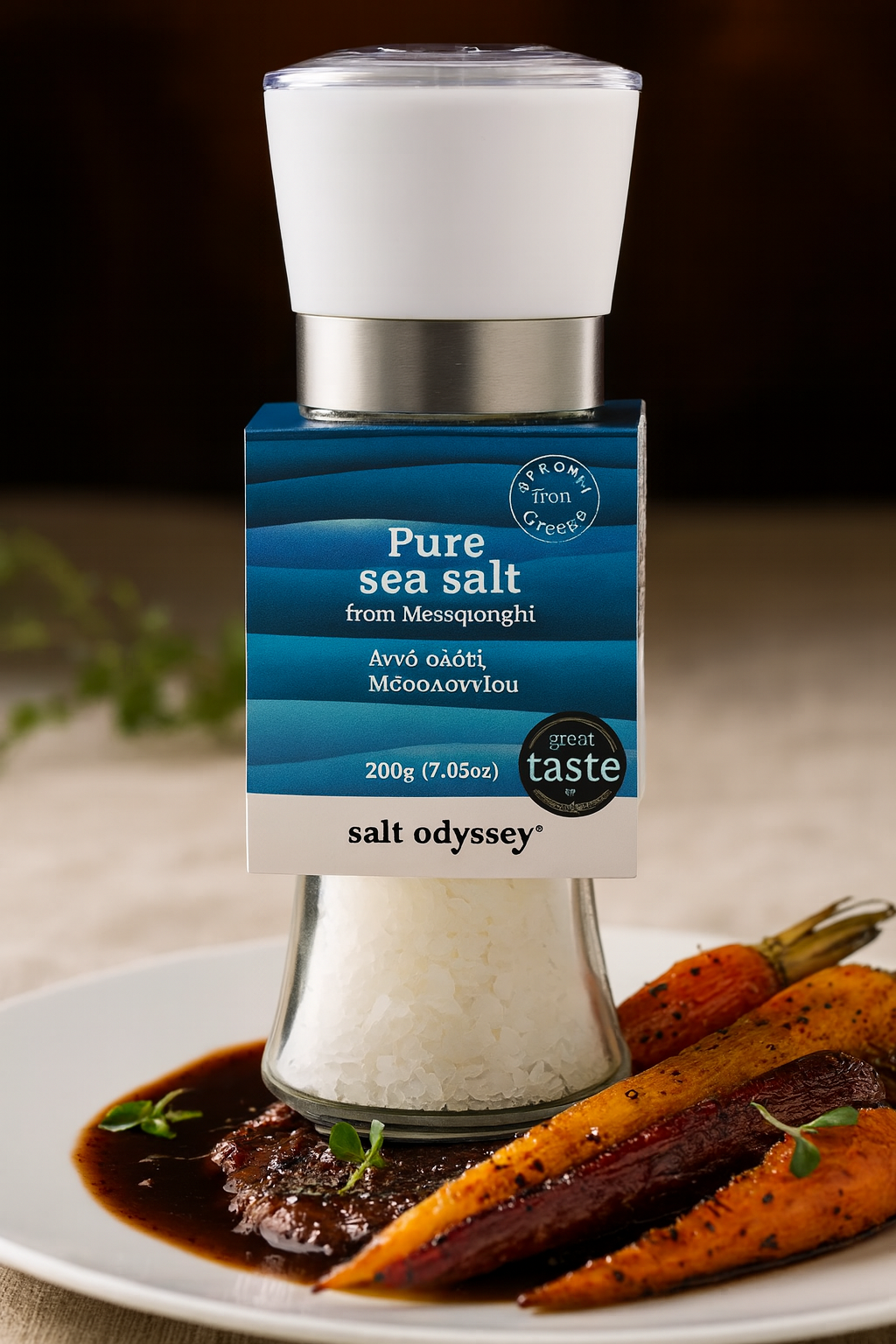 Salt Odyssey Pure Sea Salt Mill 190g