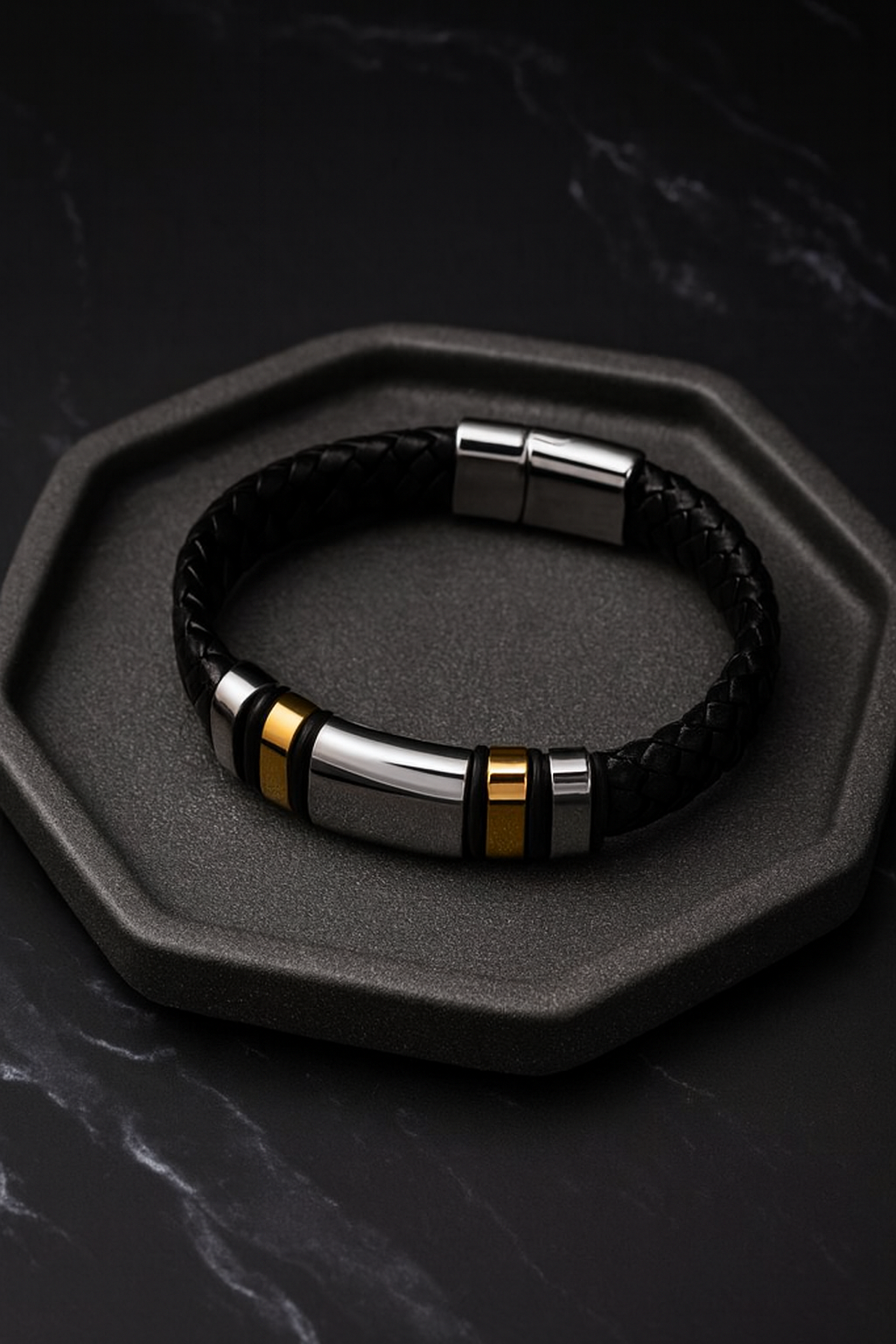 Minimalist Multi-Layer Faux Leather Bracelet