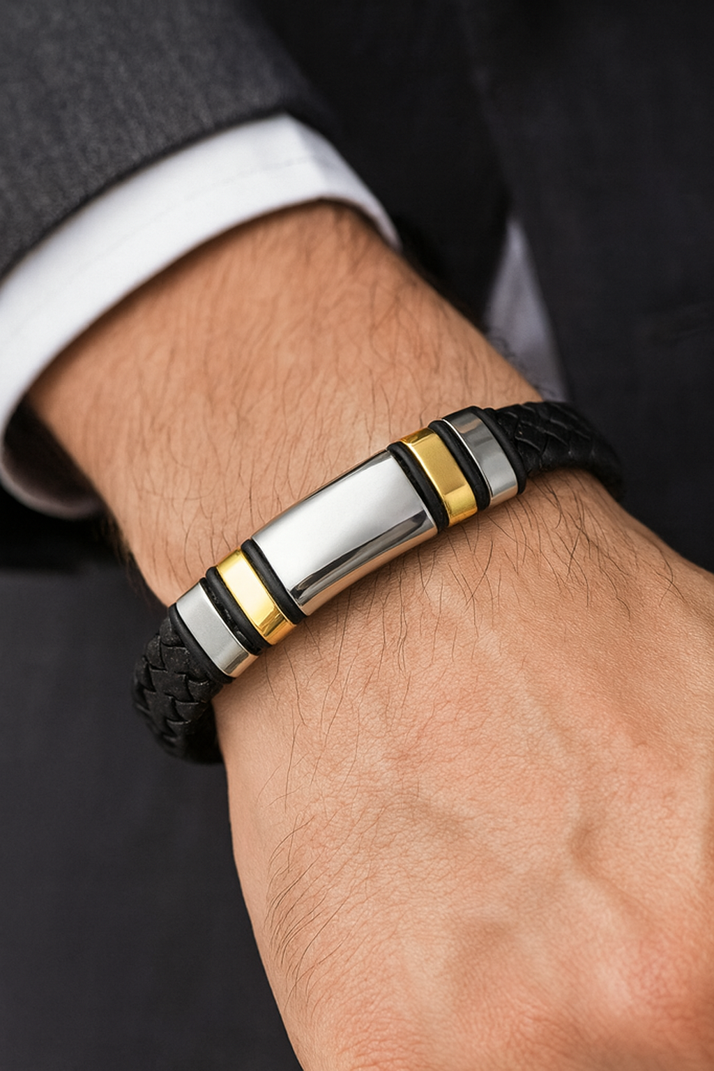 Minimalist Multi-Layer Faux Leather Bracelet