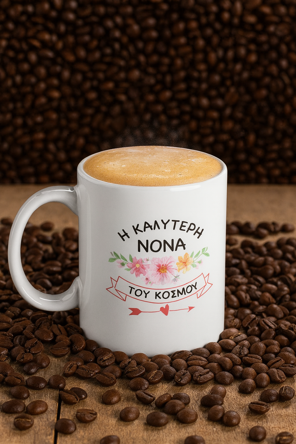 Beautiful Greek Ceramic Mugs — Perfect Gifts for Yiayia, Mama, Nona, and Thia