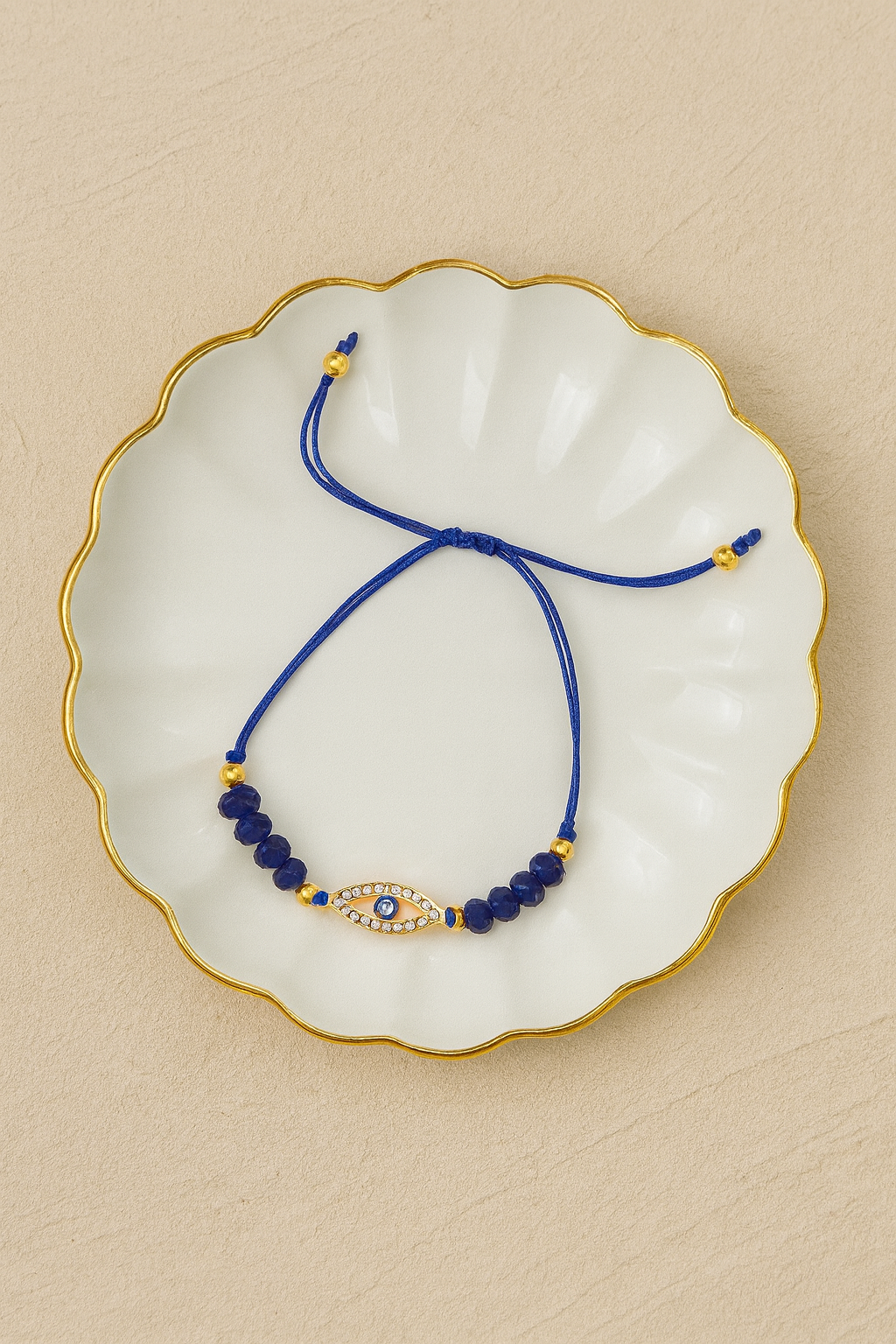 Adjustable Evil Eye Bracelet