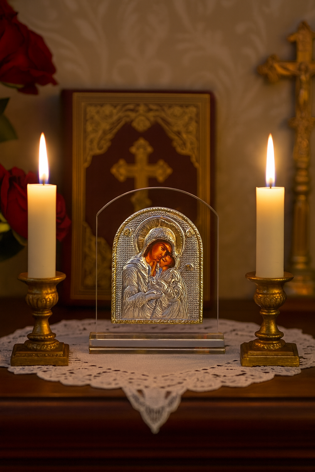 Glass Religious Icon