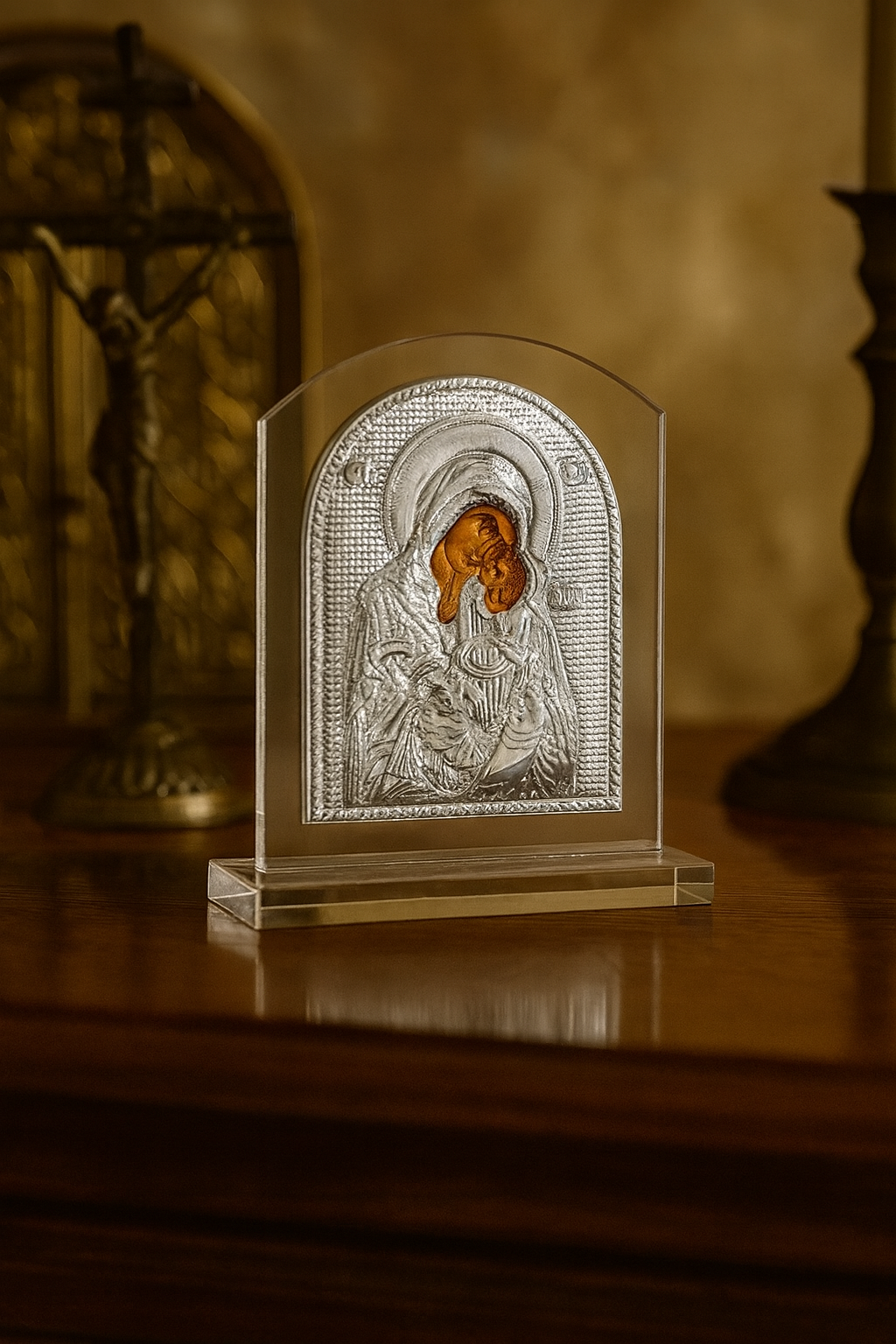 Glass Religious Icon