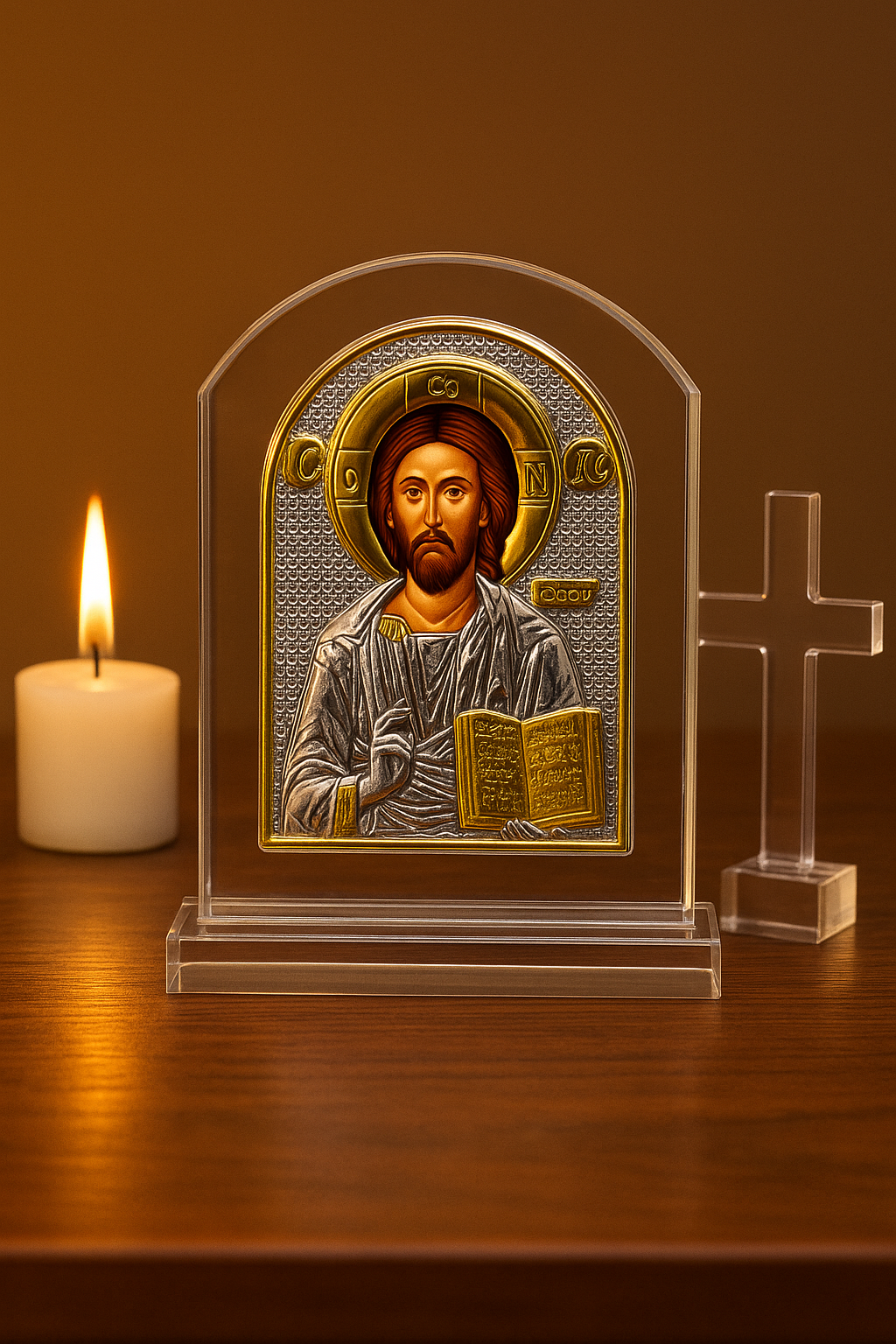 Glass Religious Icon