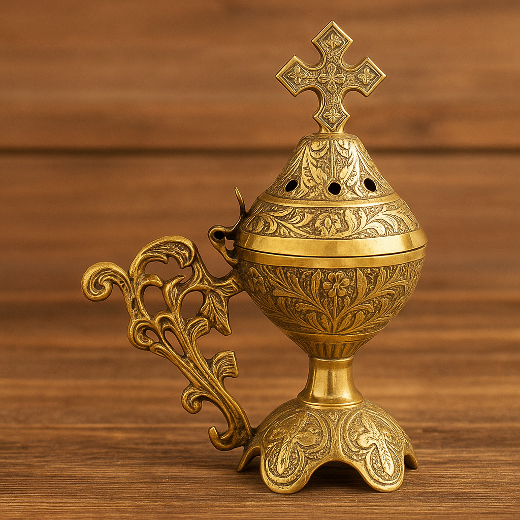 Ornate Silver Thurible (Incense Burner)