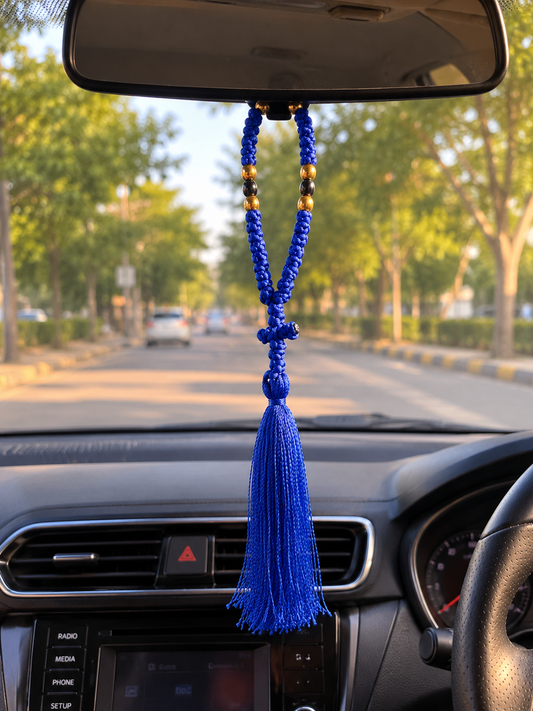 Handcrafted Rearview Mirror Tassel Charm
