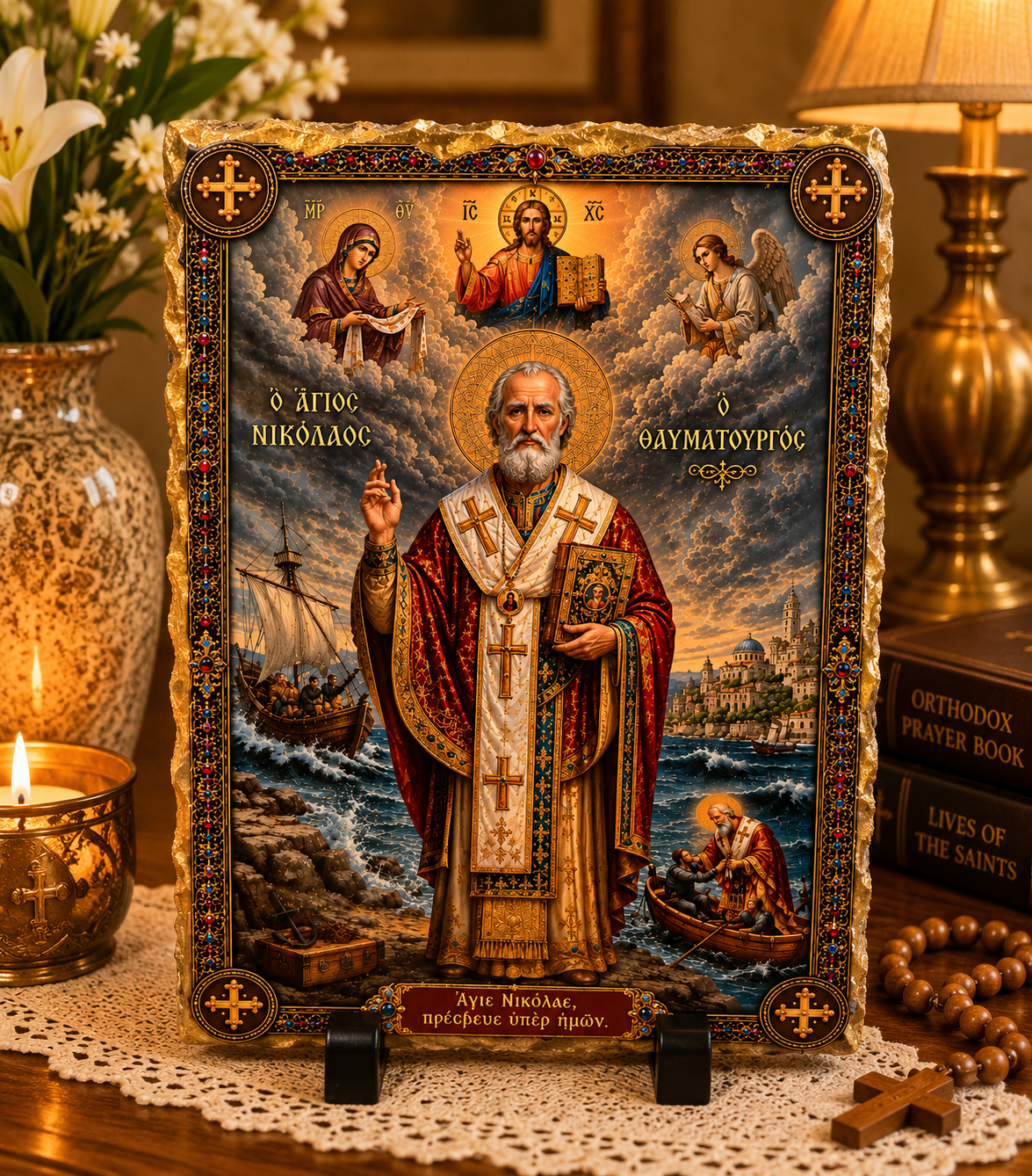 Saint Nicholas the Wonderworker Orthodox Icon