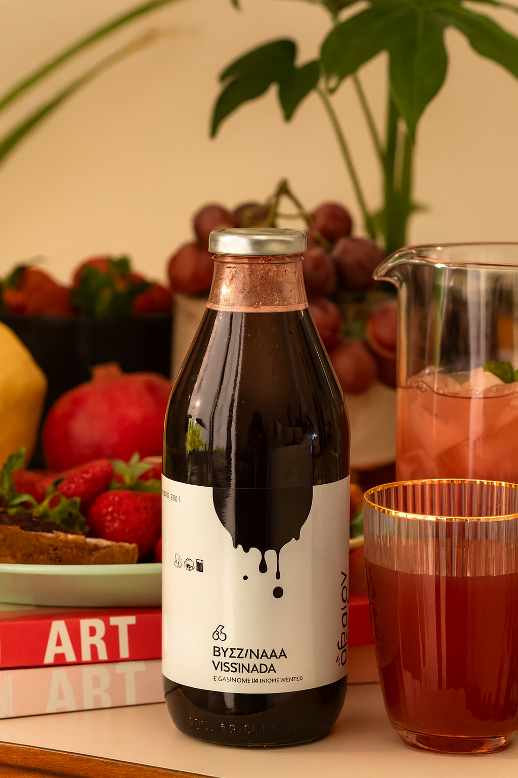 Idiston  Sour Cherry Syrup (Vissinada) 250ml