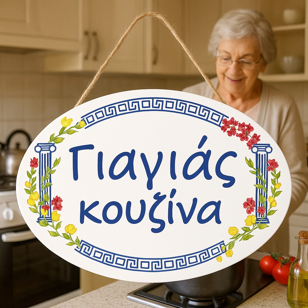 YiaYias Kitchen Plaque