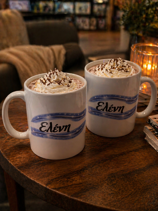 Personalized Name Mug – Custom Ceramic Coffee Cup (Any Name)