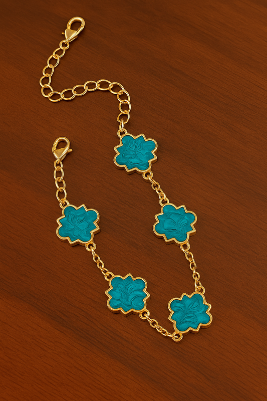 Clover Charm Bracelet  (code 14-105)