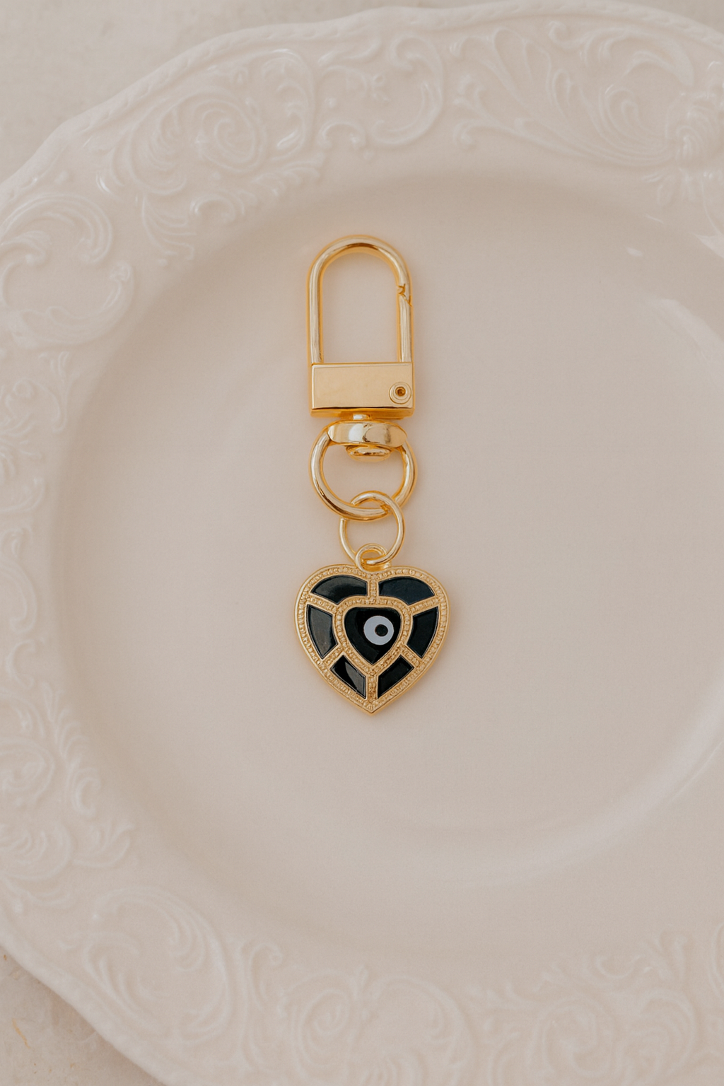 Golden Series Evil Eye Keychains – Luxury Bag Charms for Women