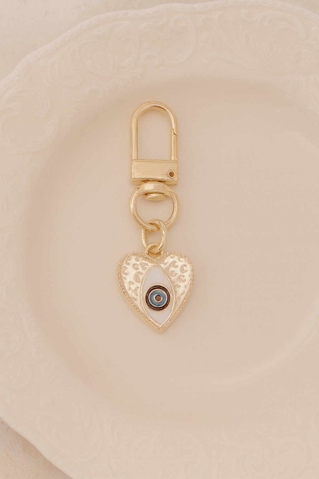 Golden Series Evil Eye Keychains – Luxury Bag Charms for Women