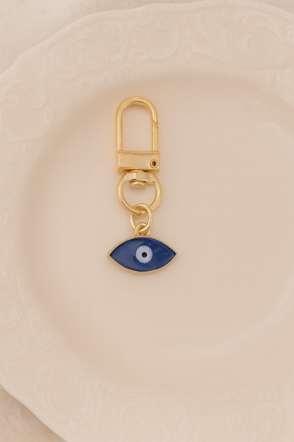 Golden Series Evil Eye Keychains – Luxury Bag Charms for Women