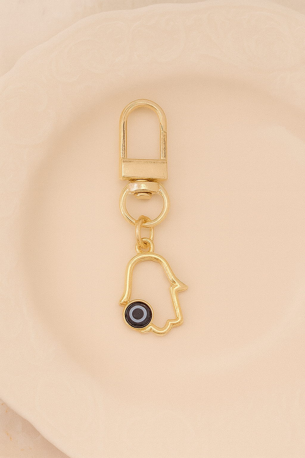 Golden Series Evil Eye Keychains – Luxury Bag Charms for Women