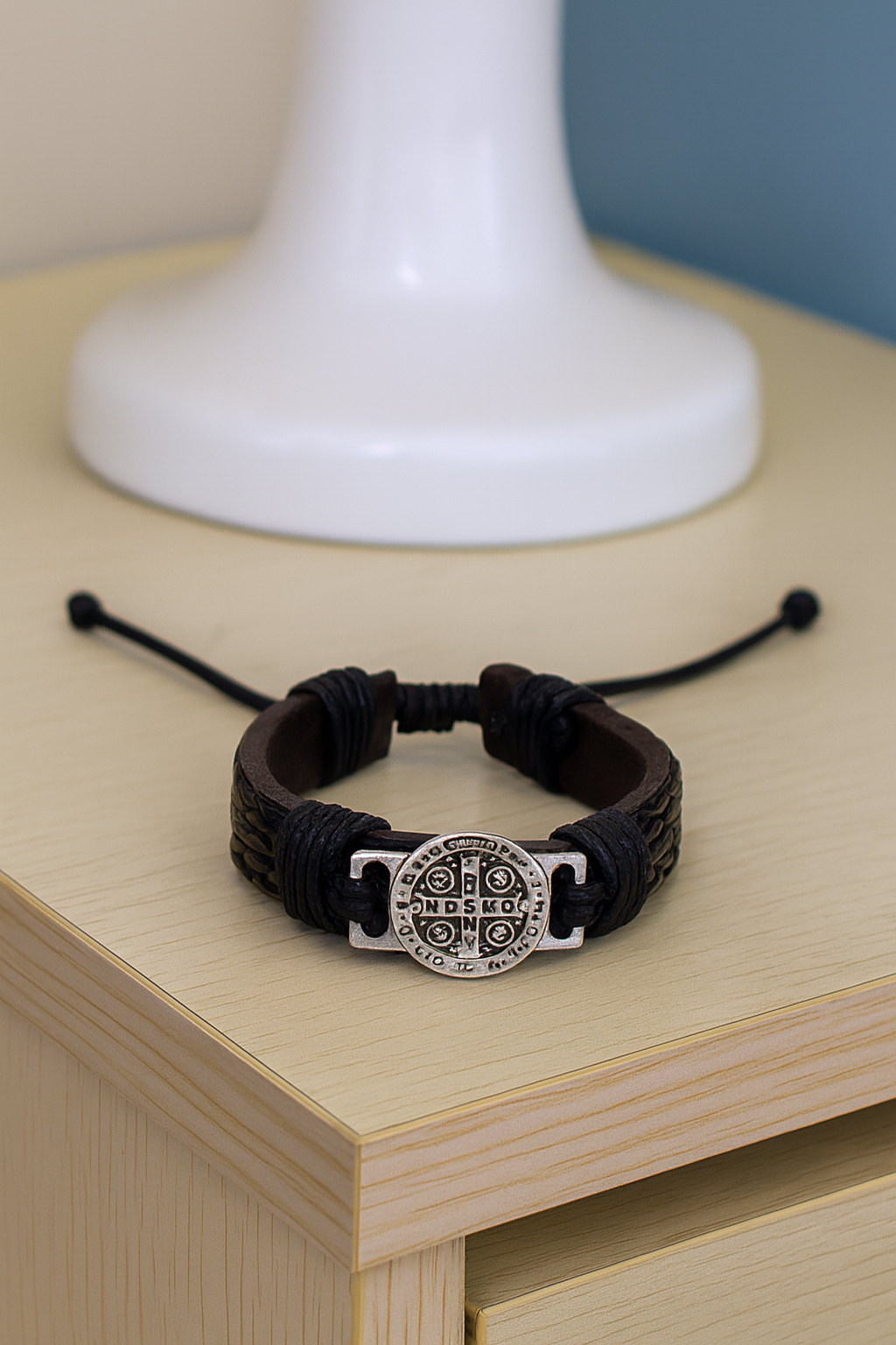 Leather Bracelet – Adjustable | Men’s Protection Bracelet (Code 5-33,34)