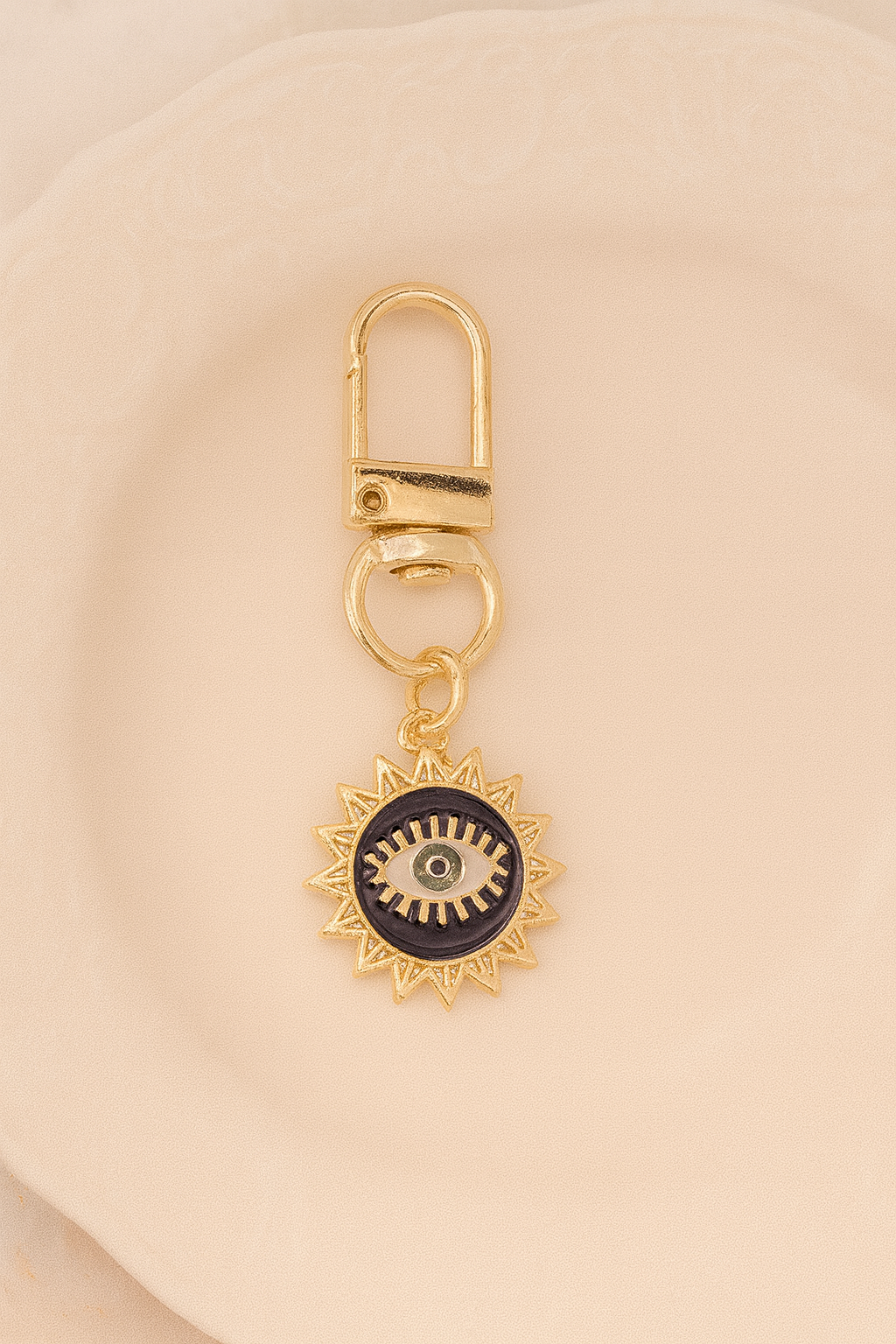 Golden Series Evil Eye Keychains – Luxury Bag Charms for Women