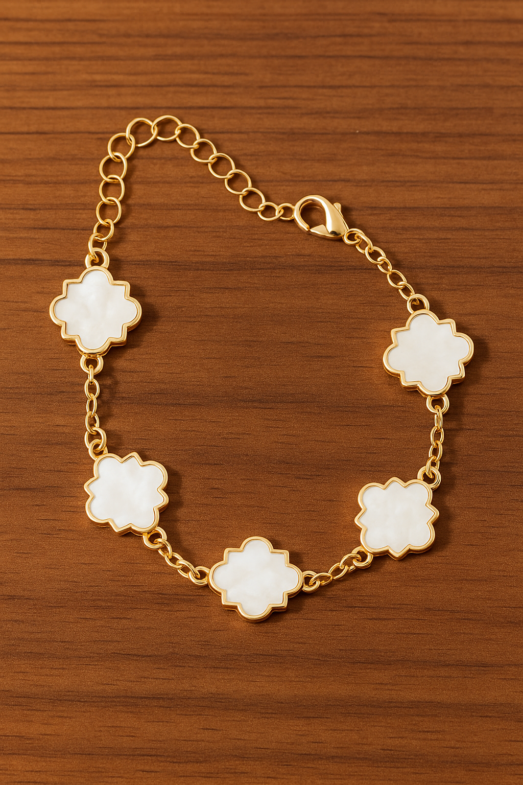 Clover Charm Bracelet  (code 14-105)