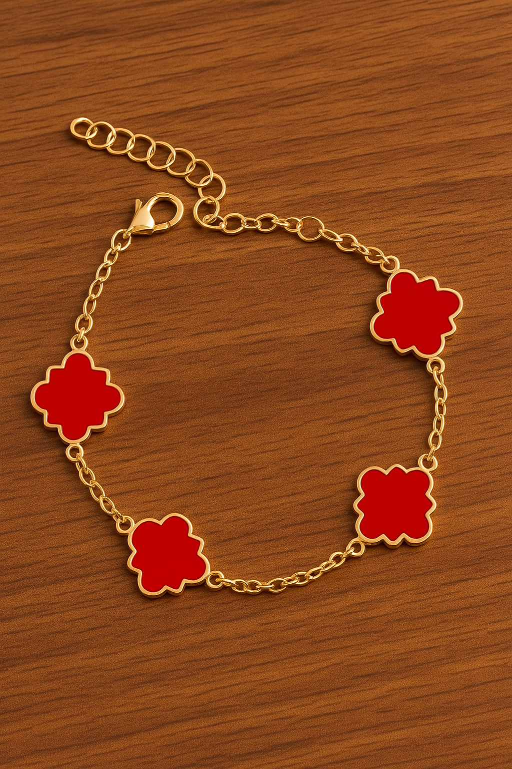 Clover Charm Bracelet  (code 14-105)