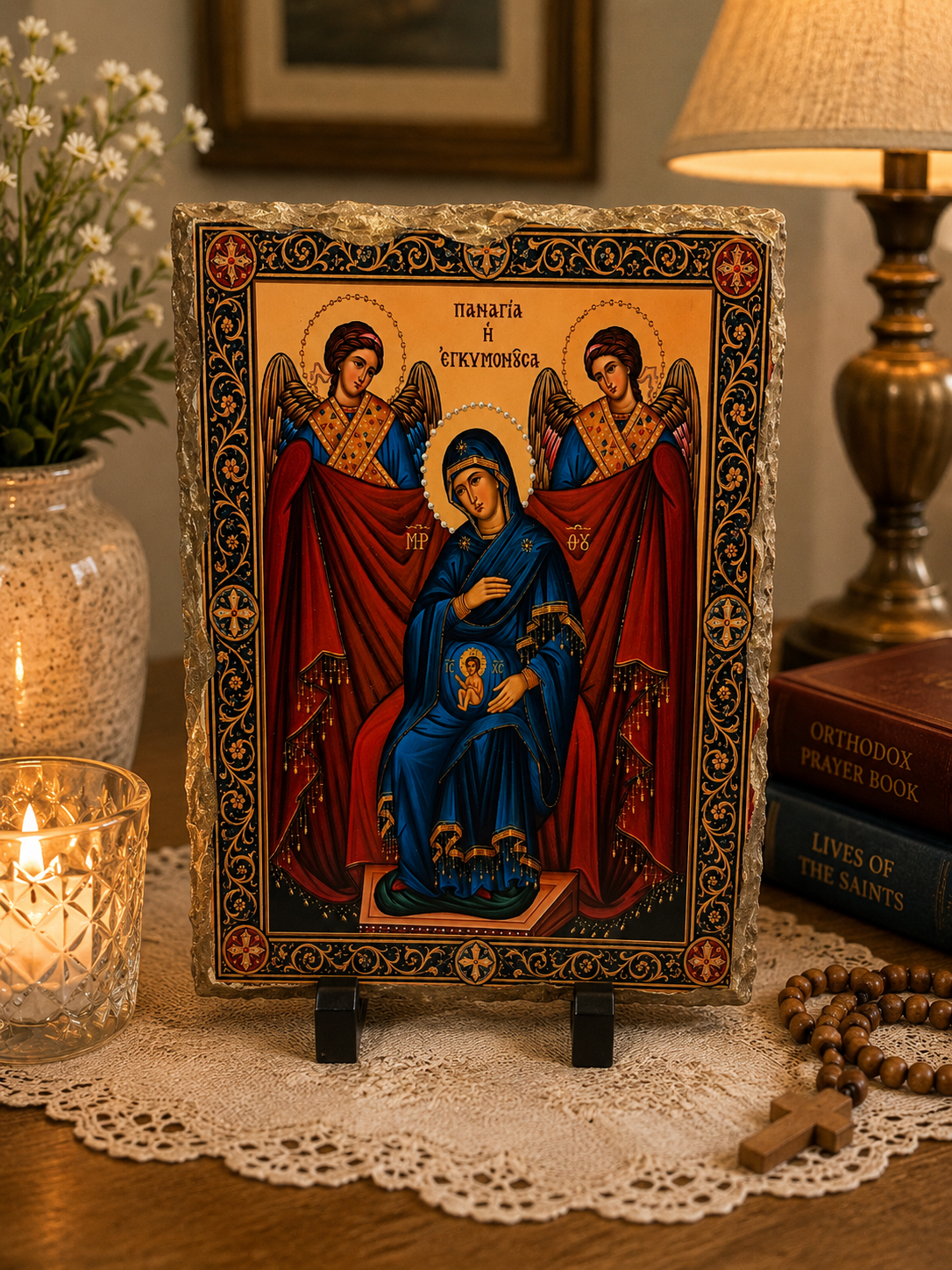 Panagia the Expectant (Virgin Mary) Orthodox Icon