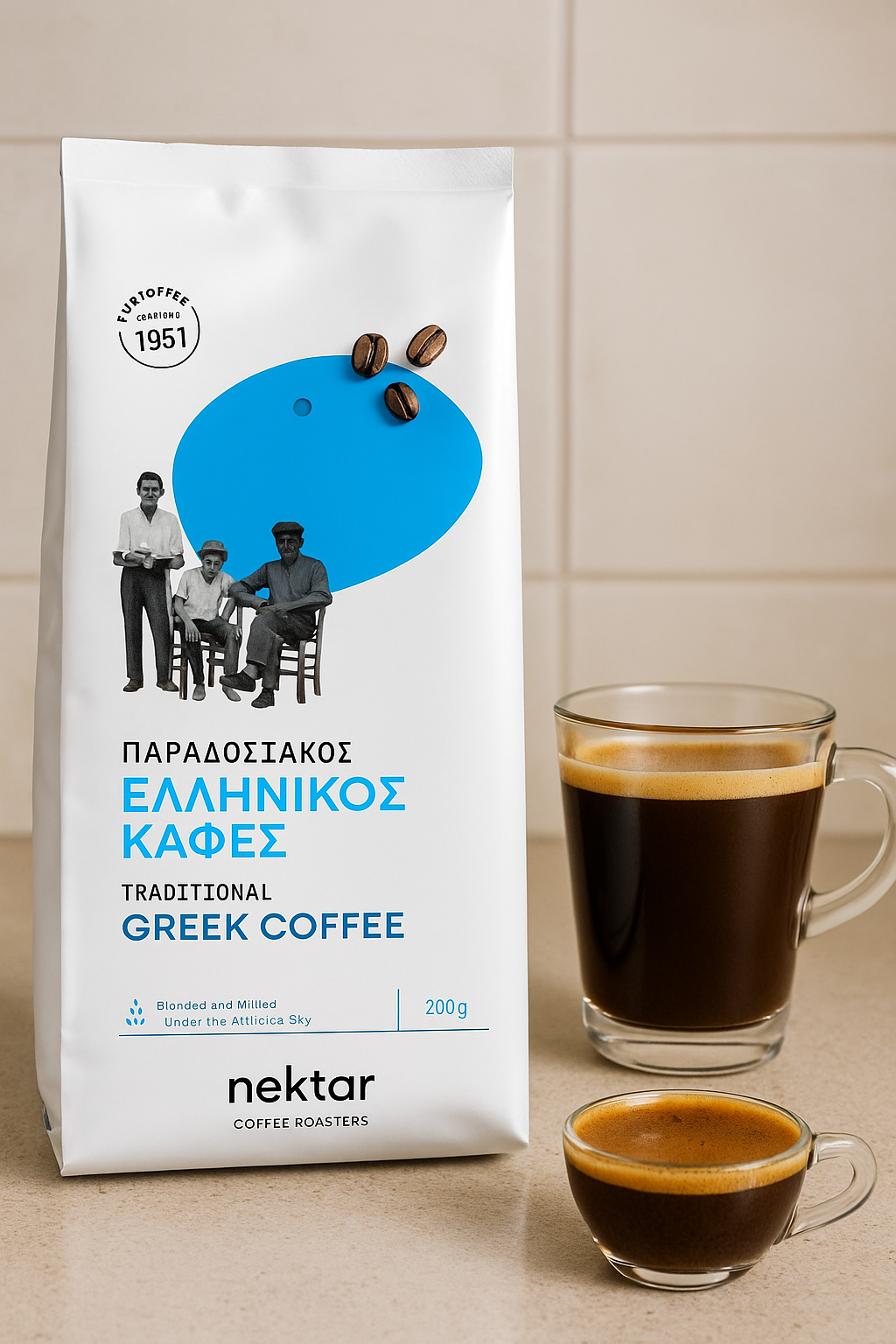 Greek Organic Coffee 200 gms
