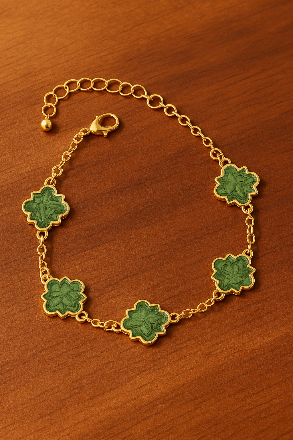 Clover Charm Bracelet  (code 14-105)