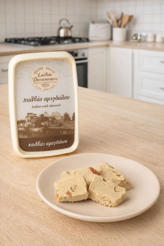 Kosmidi Gavrili  Halva Classic (Vanilla) with Almonds 500g