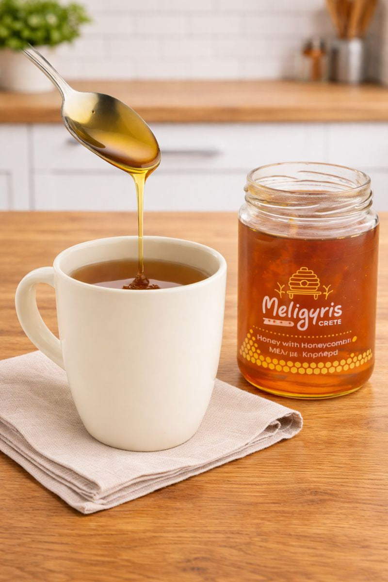 Meligyris  Honey With Honeycomb 450g