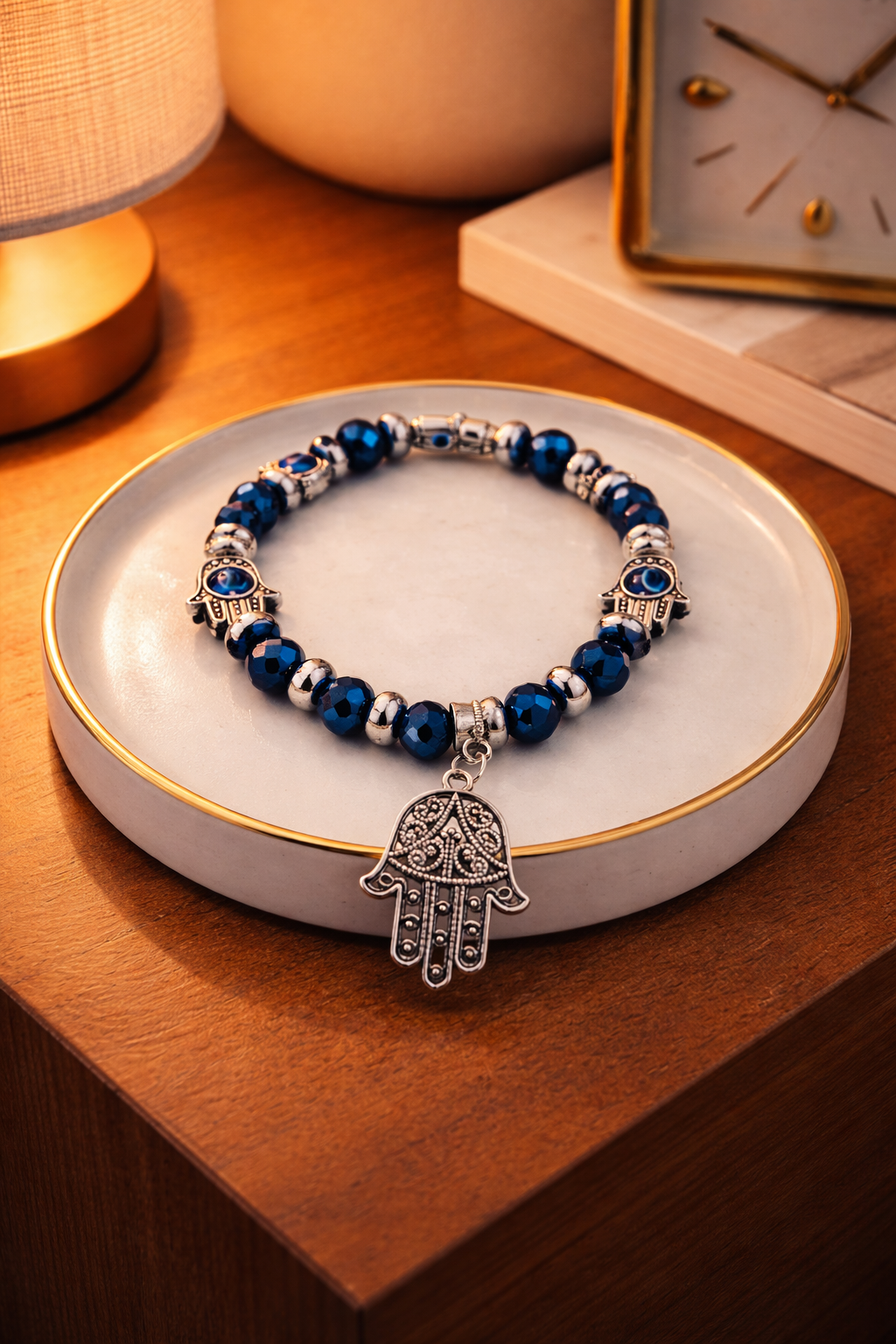Hamsa Evil Eye Bracelet ( Code 7- 50,51,52,53)