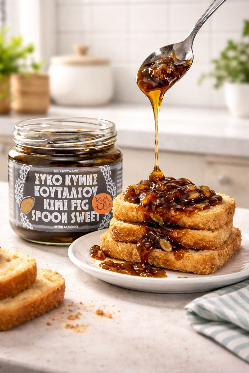 Kumilio Fig Spoon Sweet with Almonds 350g